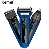 3 in 1 Kemei KM-6330 Professional Hair Trimmer Super Grooming Kit