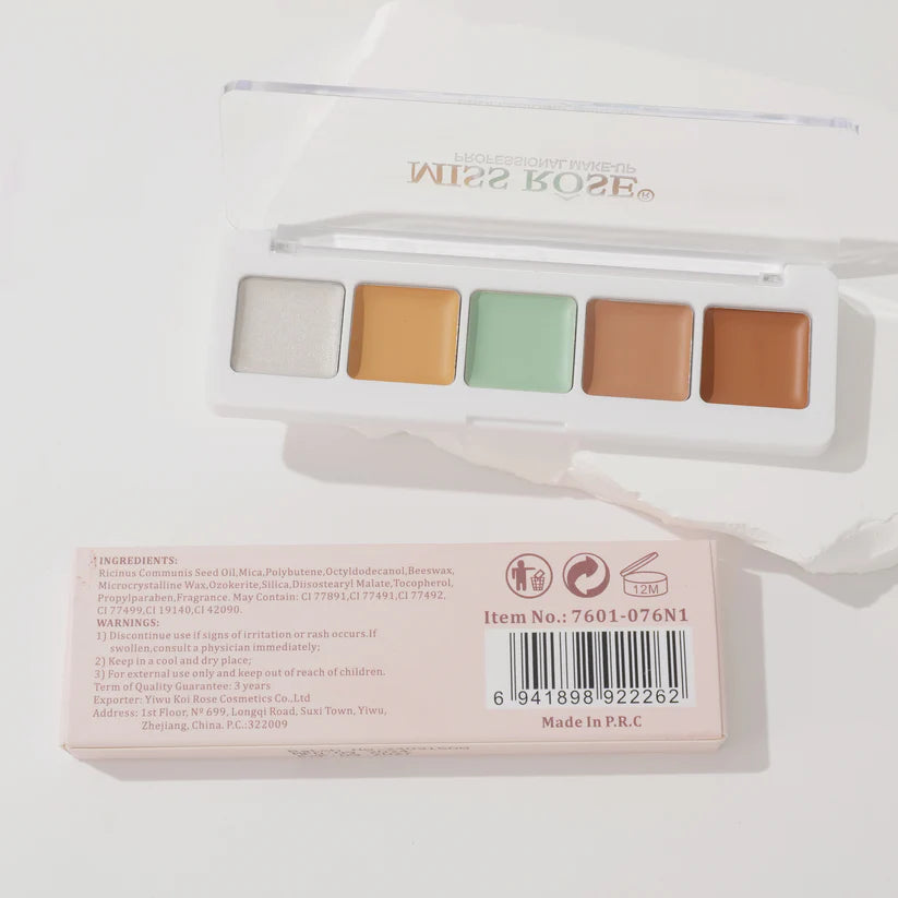 Miss Rose All-Round Conceal Palette - 5 Colors