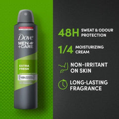 Dove Men+Care Body Spray – Extra Fresh (250ml)