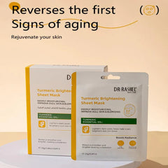 Dr Rashel Turmeric Brightening Sheet Mask Each pack - 25g