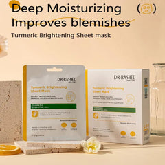 Dr Rashel Turmeric Brightening Sheet Mask Each pack - 25g