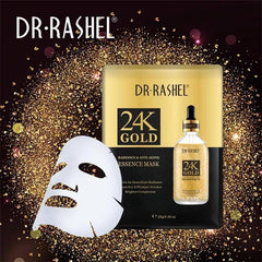 Dr. Rashel 24K Gold Radiance & Anti‑Aging Essence Mask – 25 g Per Sheet