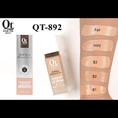 Quetee Beauty Full Coverage Water Proof Foundation