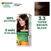 Garnier - Color Naturals Hair Colors - 3.3 Toffee Brown Black