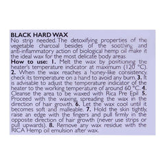 RICA Black Charcoal Hard Wax 1000gm