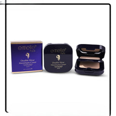 Emelie Double Wear Maximum Cover Pressed Powder