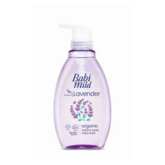 Babi Mild Relaxing Lavender Organic Head & Body Baby Bath Wash - 380ml