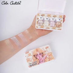 Color Castle Bear Highlighter 4Pcs Set