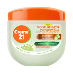 Creme 21 Moisture Boost Aloe Fresh Moisturizing Petroleum Jelly