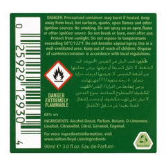 Milton Lloyd Color Me Green Homme Eau De Parfum, For Men - 90ml