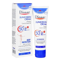 Disaar Arbutin Carrot Seed Oil Sunscreen Cream SPF50 - 100g