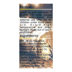 Muicin Ginger 0% Sulfate Free Anti Hair Loss Hair Oil - 50ml