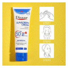 Disaar Arbutin Carrot Seed Oil Sunscreen Cream SPF50 - 100g