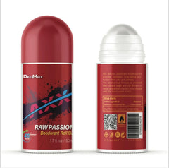 Deomax Raw Passion Deodorant Roll On 48H Long Lasting 50ml