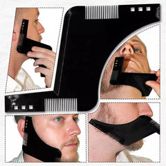 Beard Shaping Template Plus Beard Comb All-In-One Tool