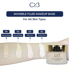CVB Invisible Fluid Makeup Base Foundation - 50ml