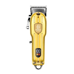 Kemei KM-802 Metal Engraving Hair Clipper with LED Display for Men