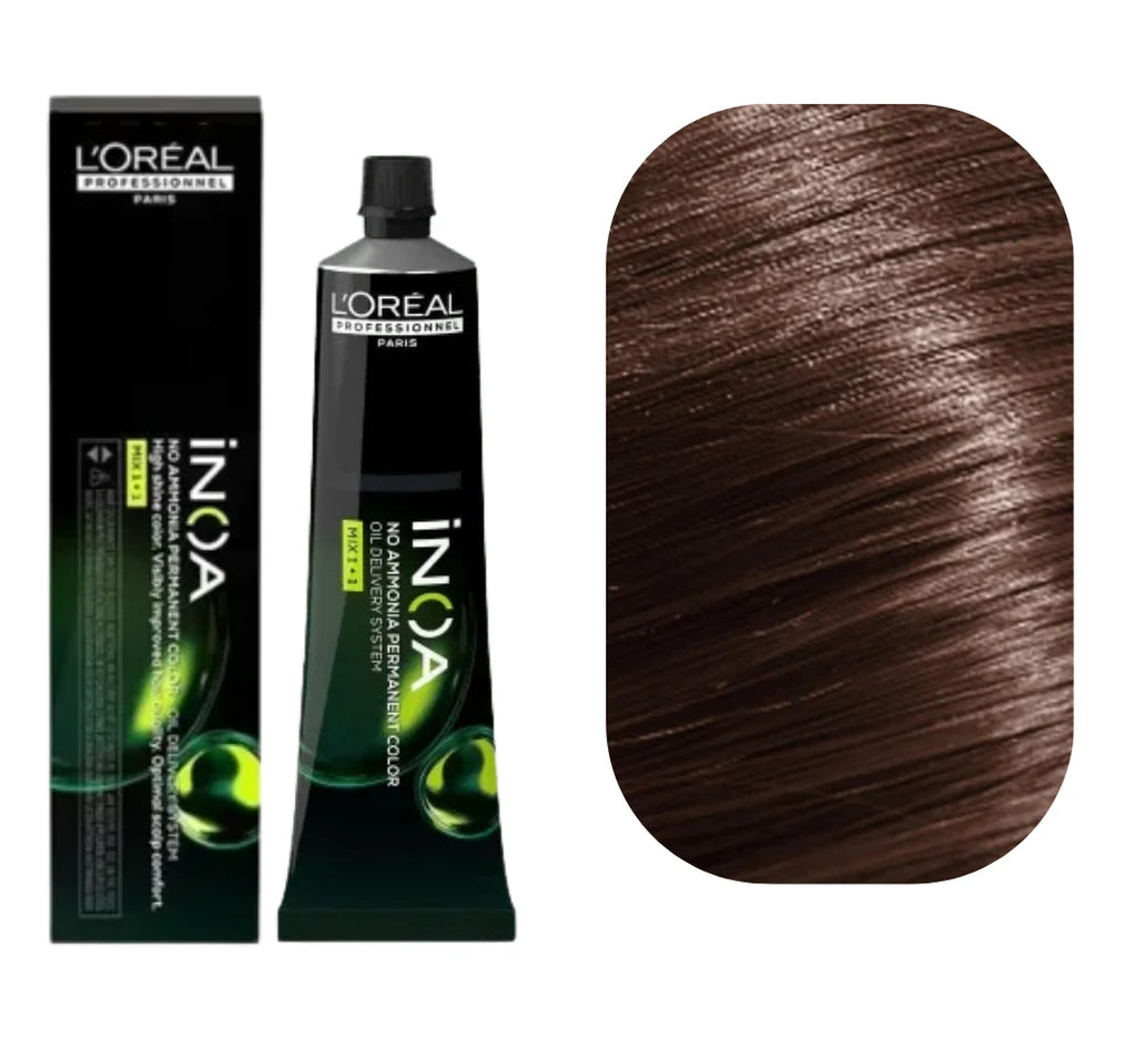 L'Oréal Professionnel Inoa No Ammonia Permanent Hair Colouring Cream 6.0 Deep Cover Dark Blonde (100g)