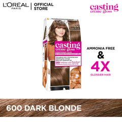 LOreal Paris Casting Crème Gloss Hair Color - 600 Dark Blonde