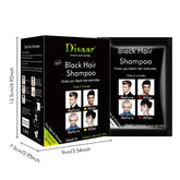Disaar Black Hair Dye Shampoo Sachet – Pack of 10 Pcs