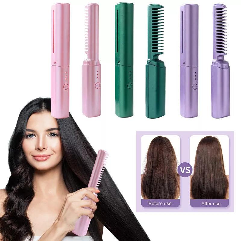 Mini wireless straightener hot sale