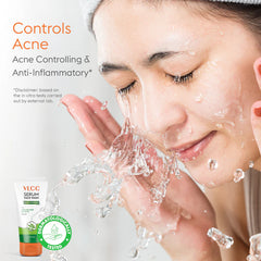 VLCC Acne Defense Serum Face Wash with Salicylic Acid Serum & Neem - 150ml