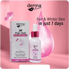 Derma Clean Pink Fluid Serum Fair & Whiter in just 7 days - 30ml