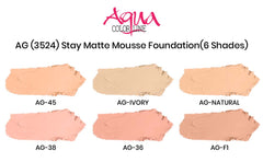 Aqua Color Line Stay Matte Mousse Foundation