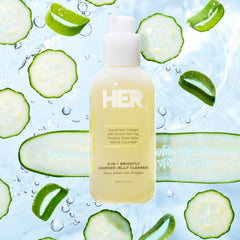HER Beauty soy smoothie 4 in 1 Brightly Charged Jelly Cleanser 200ml