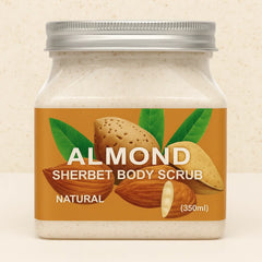 Natural Almond Sherbet Body Scrub All Skin Type - 350ml