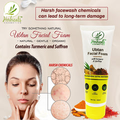 Herbicals Ubtan Faical Foam - 100ml
