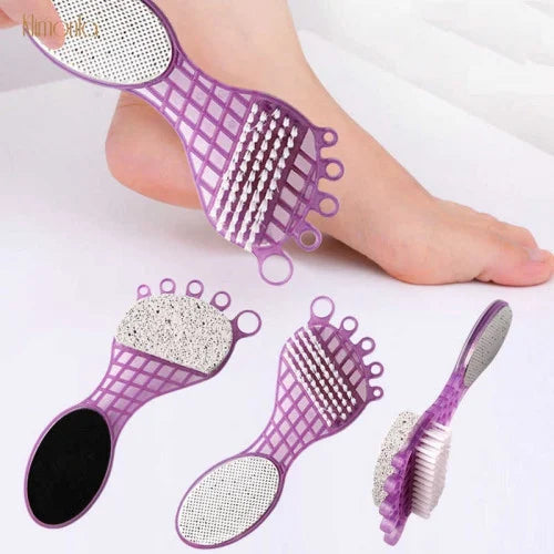 4 in 1 Foot File with Pedicure and Manicure Brush
