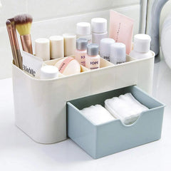 Cosmetic Makeup Organizers 7 Compartments with 1 Drawer Storage Box