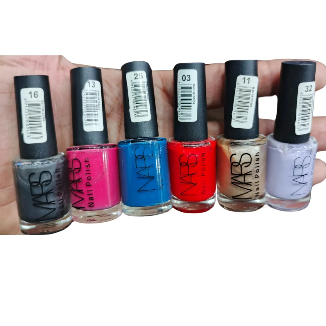 Nars Nail Polish Pack of 6 (Random Colors)