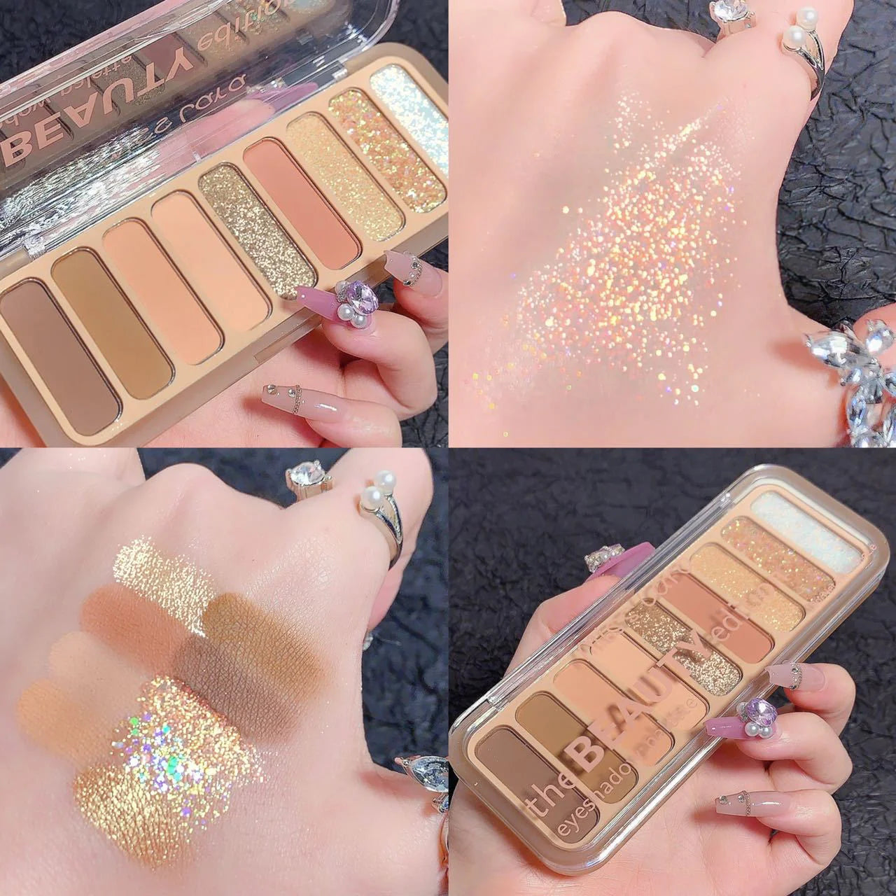 Miss Lara 9-color Blush Highlighter Eyeshadow Palette