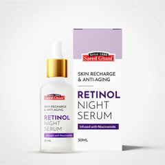 Saeed Ghani Retinol Skin Recharge &amp; Anti-Aging Night Serum - 30ml