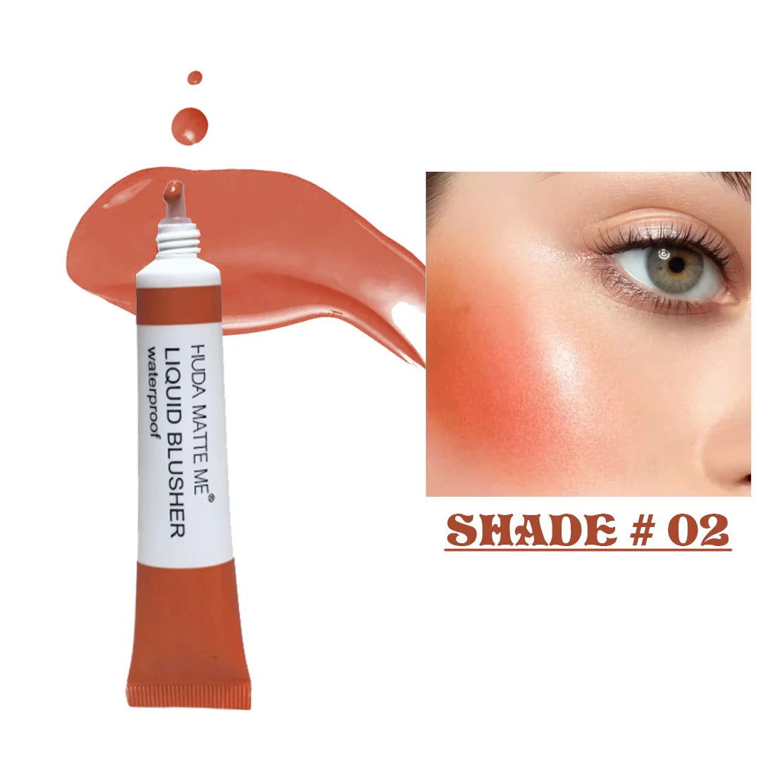 Huda Matte me Liquid Blusher Waterproof - 15ml