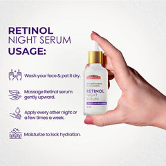 Saeed Ghani Retinol Skin Recharge &amp; Anti-Aging Night Serum - 30ml