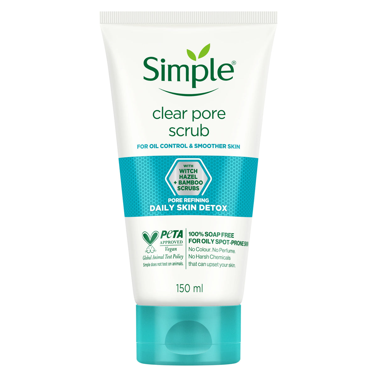 Simple Daily Skin Detox Pore Polishing Face Scrub