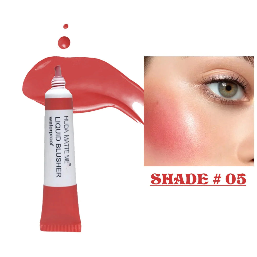 Huda Matte me Liquid Blusher Waterproof - 15ml