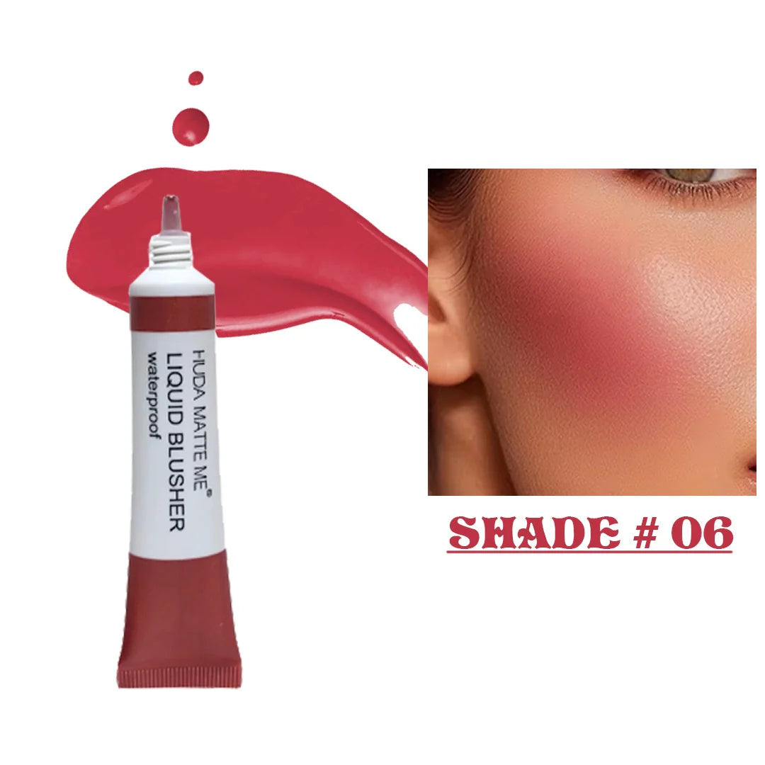 Huda Matte me Liquid Blusher Waterproof - 15ml