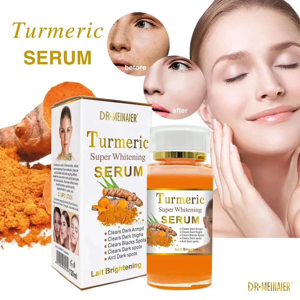 DR.MEINAIER Turmeric Whitening Hydrating Brightening And Wrinkle Remover Face Serum 120ml