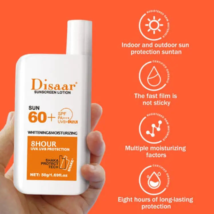 Disaar Sun Screen Lotion Spf Cream SPF Max 60 Oil Free