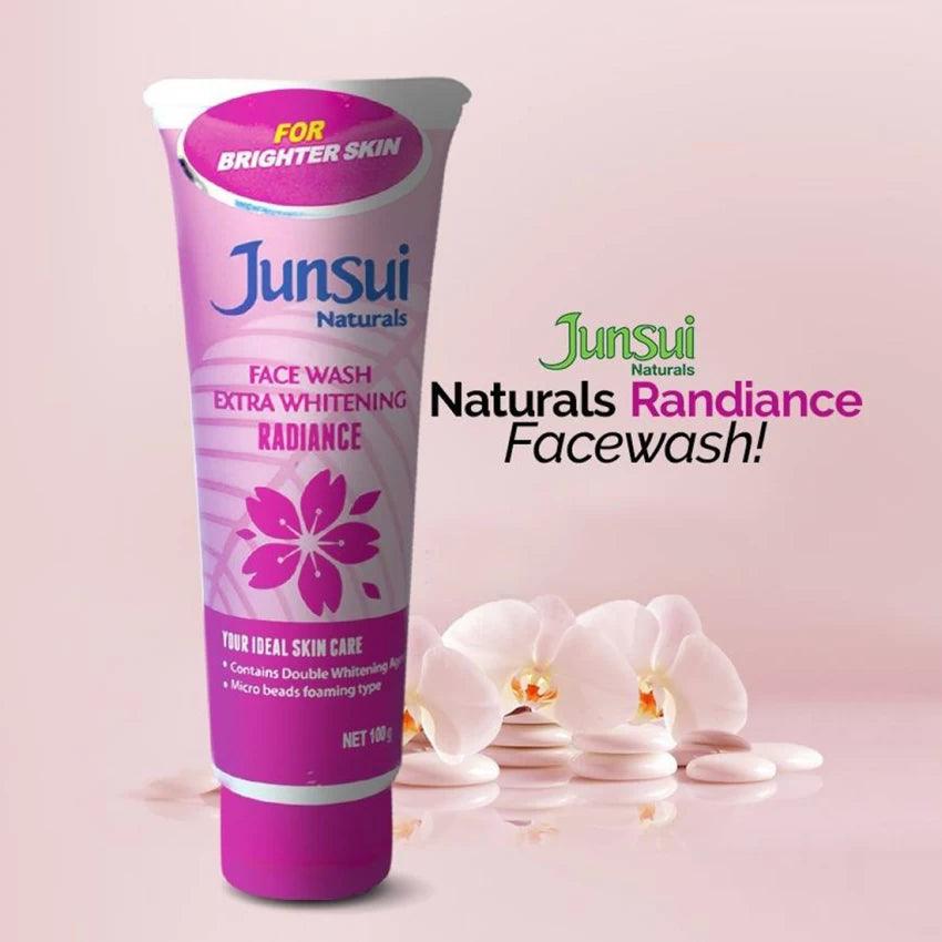 Junsui Face Wash Extra Whitening Radiance