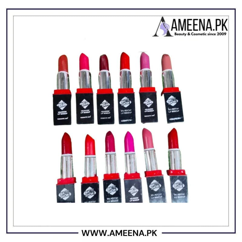 Romantic Matte Lipstick, 24 Pieces Box