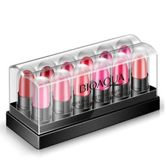 BIOAQUA 12 pcs Lipstick Kit Waterproof Long-Lasting Lipstick Set