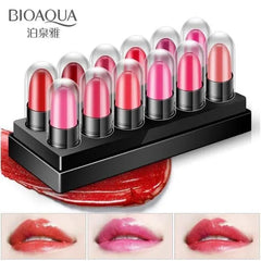 BIOAQUA 12 pcs Lipstick Kit Waterproof Long-Lasting Lipstick Set