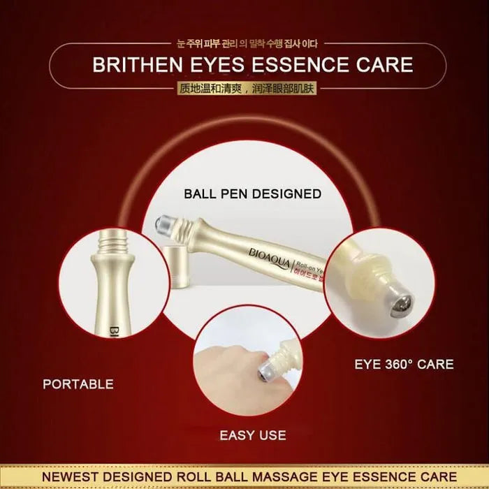 BIOAQUA Eye Roll ON Essence Eye Roller To Remove Dark Circles