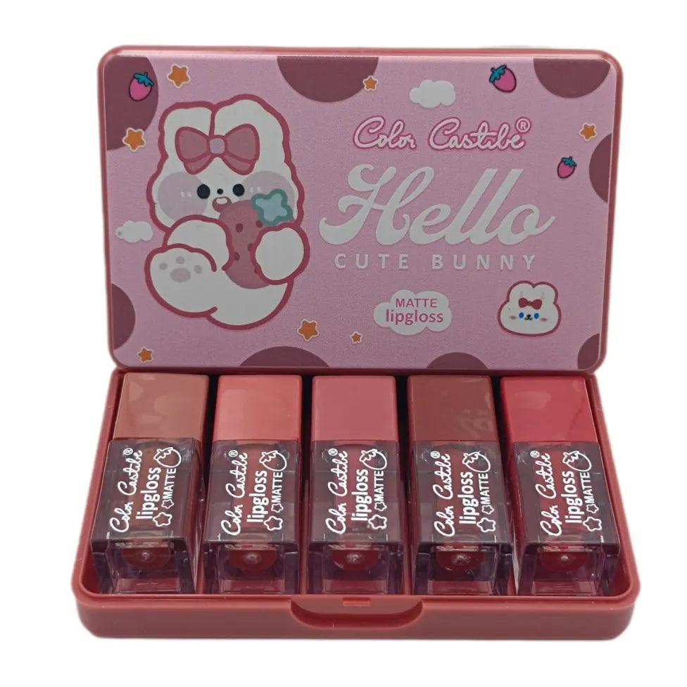 Color Castle Long Lasting Lip Gloss 5Pcs