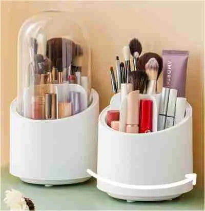 360 Makeup Brush Holder & Makeup Organizer